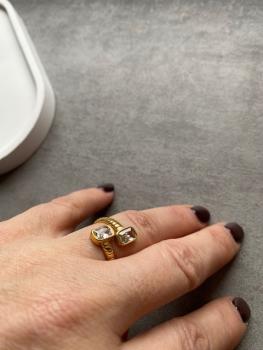 Edelstahl Ring "Zirkon"